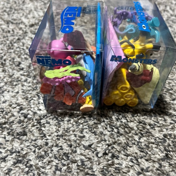 Disney Pixar Critter Crate Finding Nemo & Monsters Inc Mini Figures & Playmat - Picture 4 of 8
